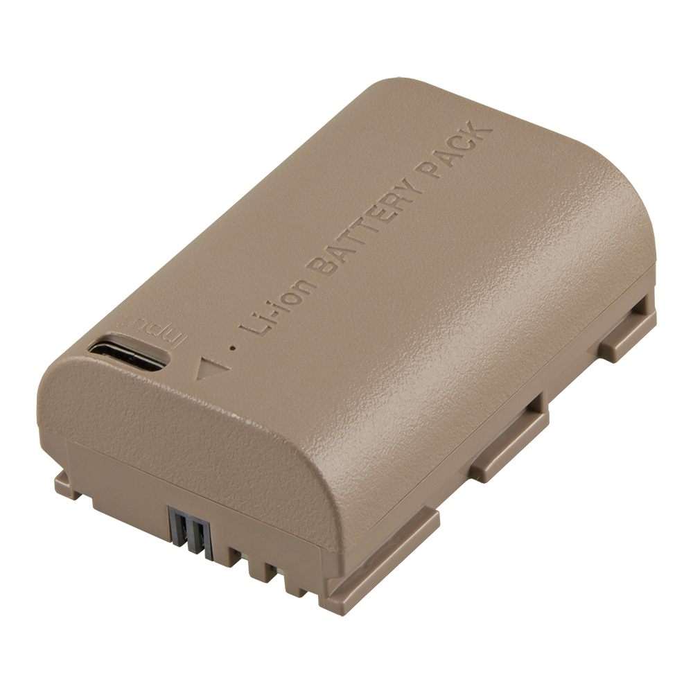 Pin máy ảnh Canon LP-E6NH sạc trực tiếp cổng USB-C, 2400mAh