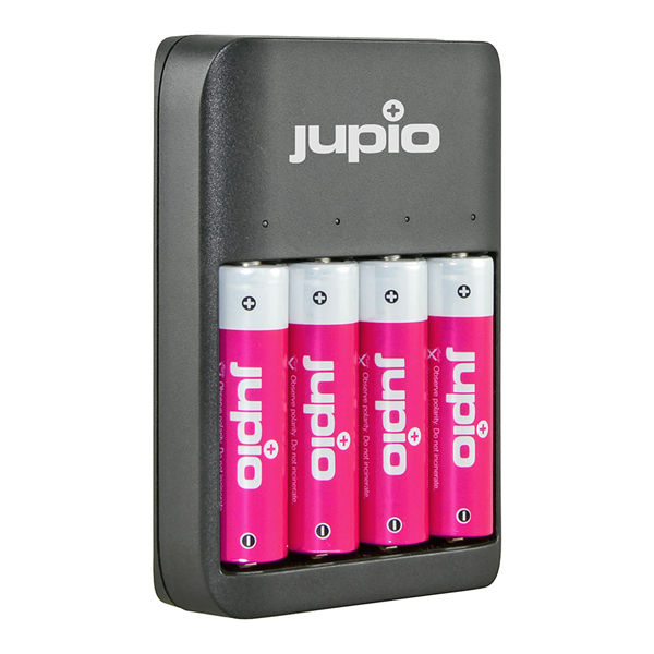 Sạc pin USB Jupio dùng cho 4 Pin AA, AAA