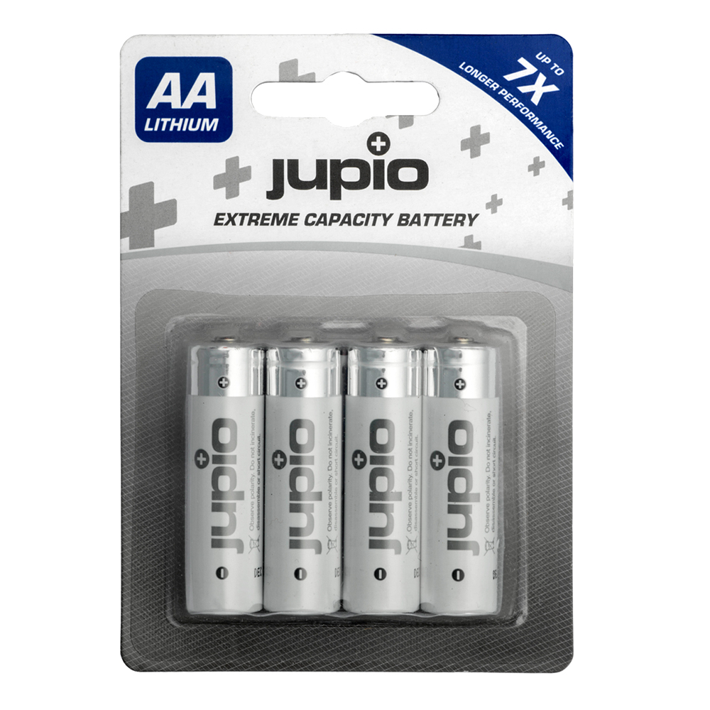 Pin tiểu AA Lithium Jupio vỉ 4 viên