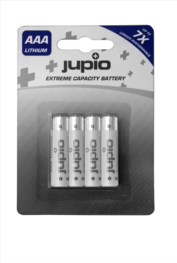 Pin đũa Lithium AAA Jupio vỉ 4 viên