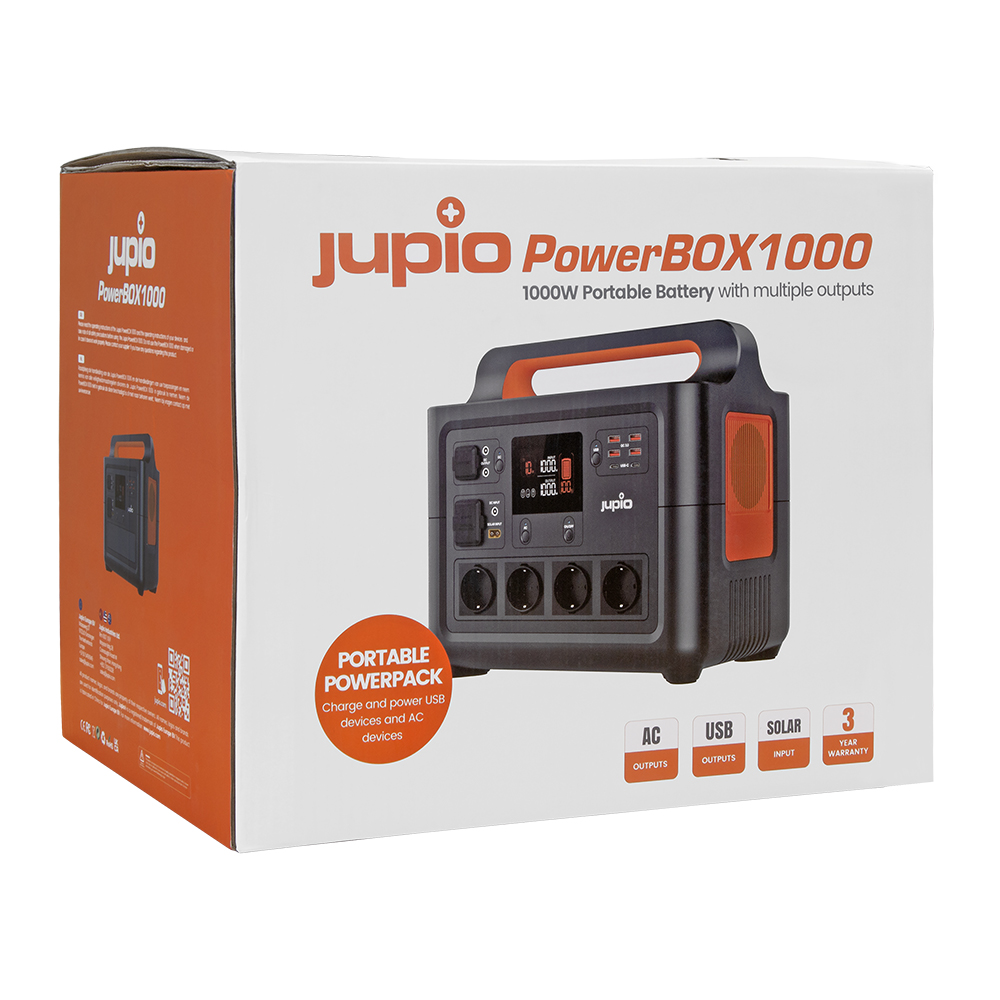 Trạm nguồn PowerBox 1000W Jupio chuẩn Châu Âu