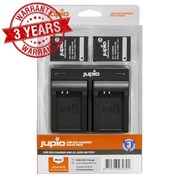 Bộ sạc pin máy ảnh Canon LP-E12 kèm 2 pin Canon LP-E12 875mAh