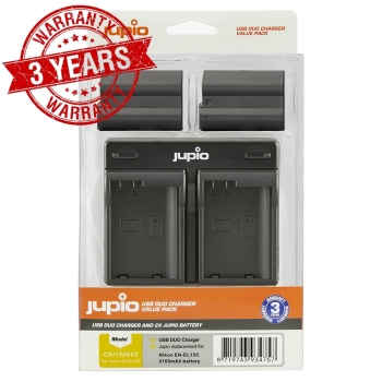 Bộ sạc pin máy ảnh Nikon EN-EL15C kèm 2 pin Nikon EN-EL15C 2100mAh