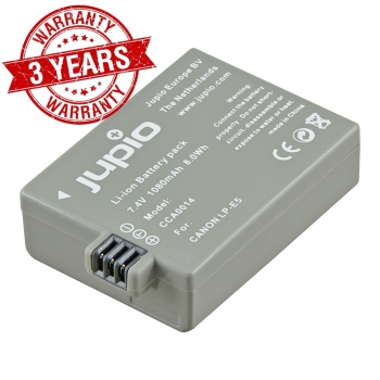 Pin máy ảnh LP-E5 Canon Jupio 1080mAh  8.0Wh   dùng cho Canon 450D, 500D, 1000D , Kiss F, Kiss X2 Kiss