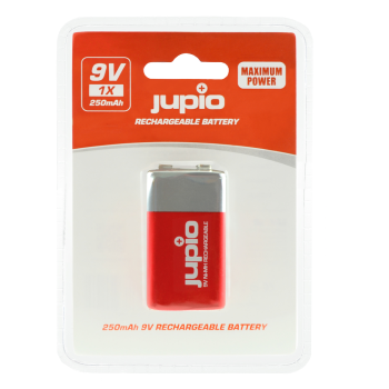 Pin vuông 9V sạc được Jupio 250mAh vỉ 1 viên